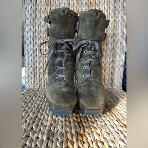 Sam Edelman Olive Suede Boots